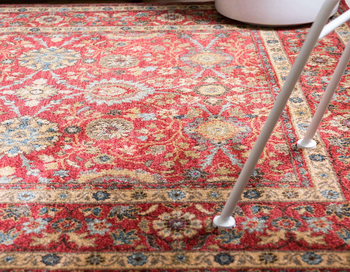 Rechteck Teppich Kensington in Rot von Hadorn™ - Lifestyle Image