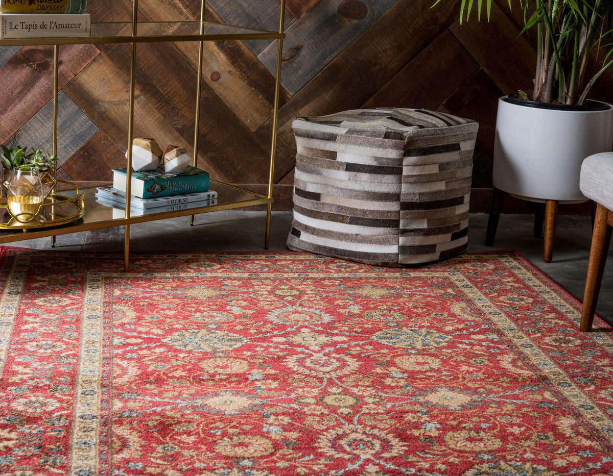 Rechteck Teppich Kensington in Rot von Hadorn™ - Lifestyle Image