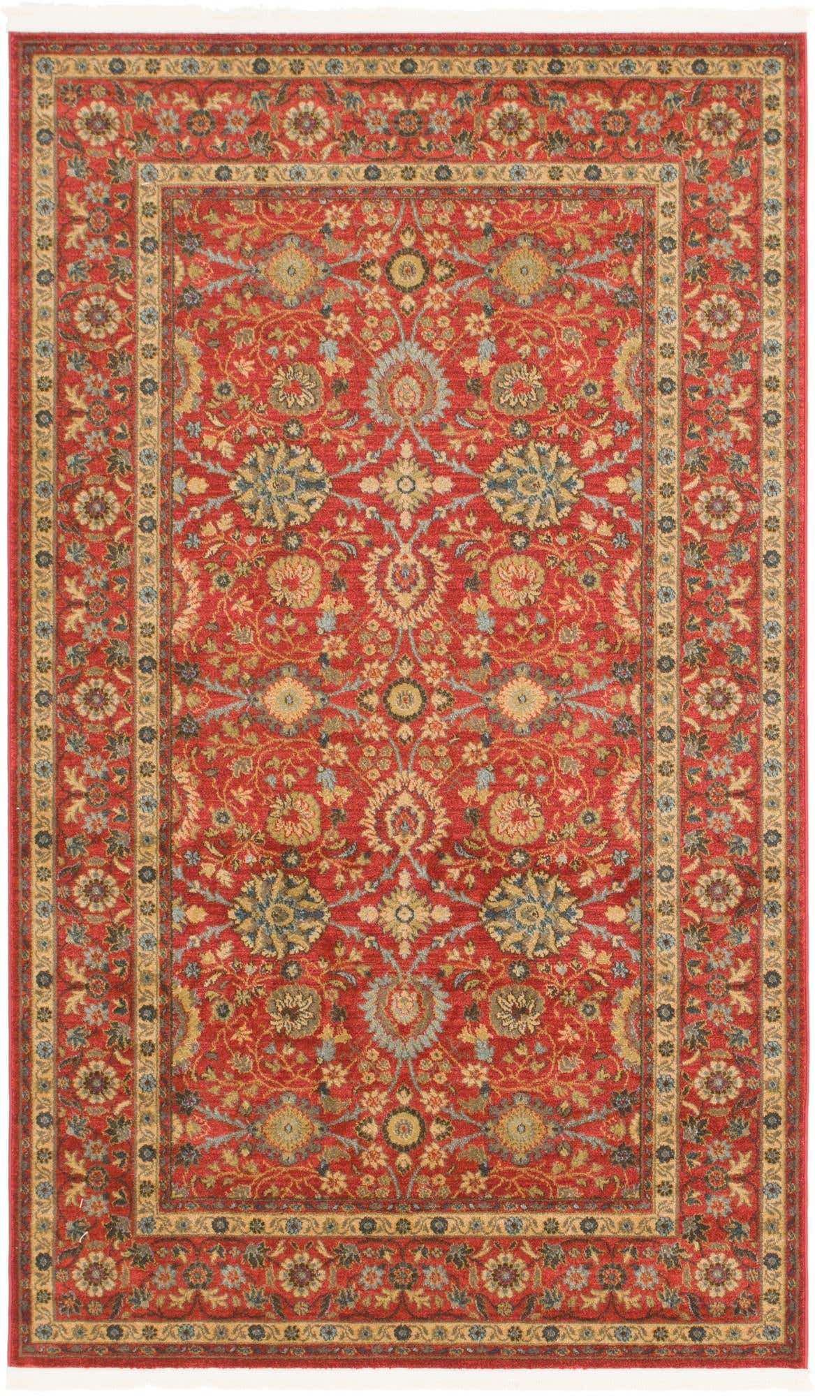 Rechteck Teppich Kensington in Rot von Hadorn™ - Lifestyle Image