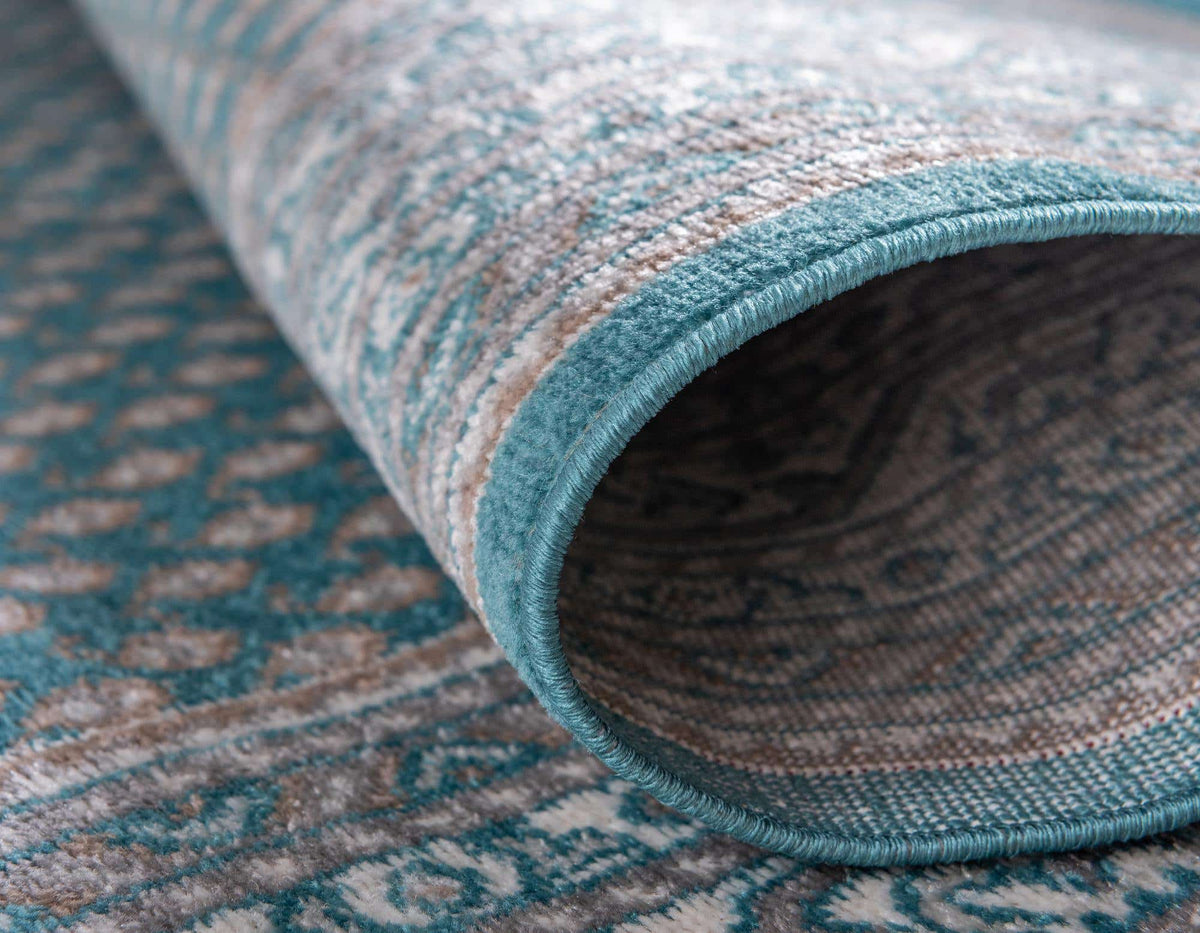 Rechteck Teppich Tribeca in Türkis von Hadorn™ - Lifestyle Image