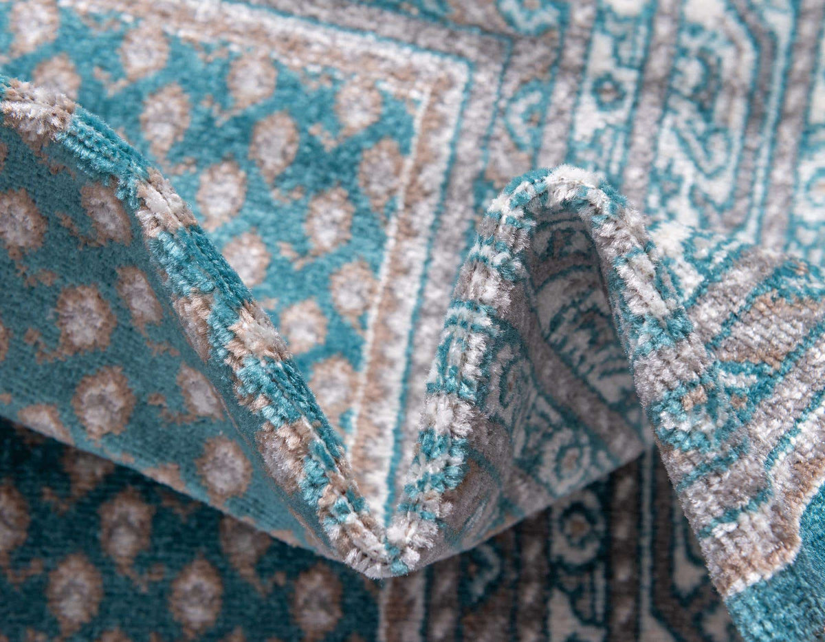 Rechteck Teppich Tribeca in Türkis von Hadorn™ - Lifestyle Image