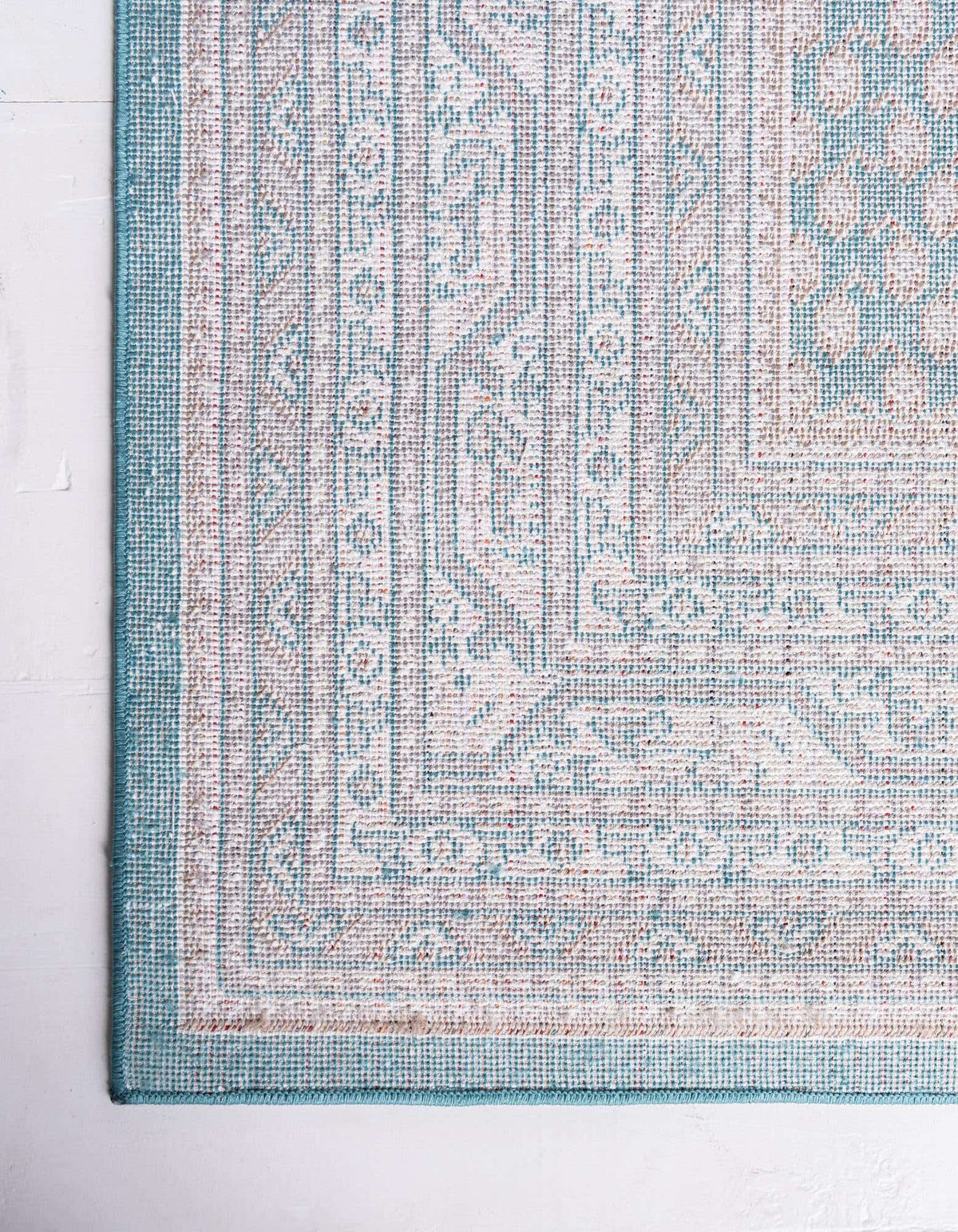 Rechteck Teppich Tribeca in Türkis von Hadorn™ - Lifestyle Image