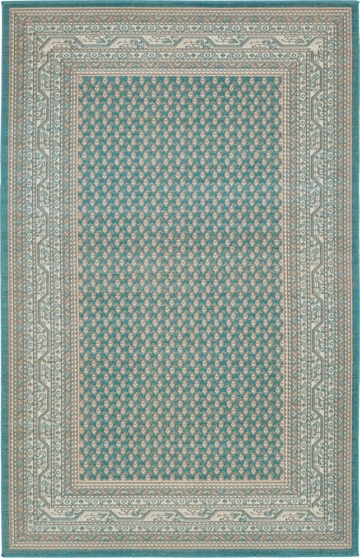 Rechteck Teppich Tribeca in Türkis von Hadorn™ - Lifestyle Image