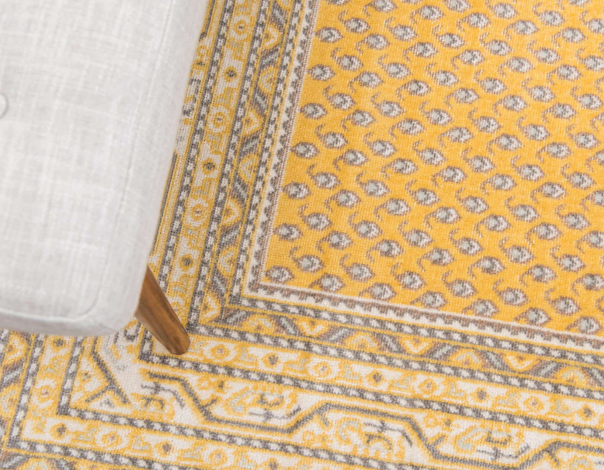 Rechteck Teppich Tribeca in Gelb von Hadorn™ - Lifestyle Image
