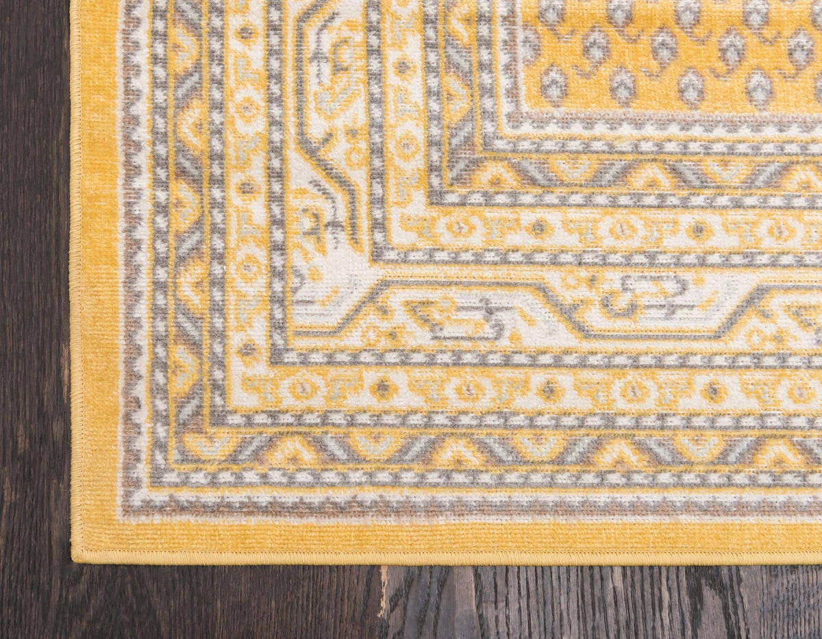 Rechteck Teppich Tribeca in Gelb von Hadorn™ - Lifestyle Image