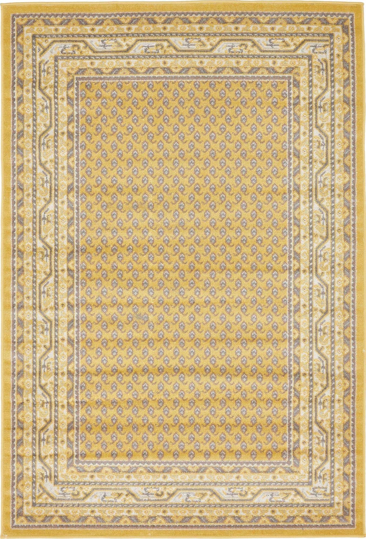 Rechteck Teppich Tribeca in Gelb von Hadorn™ - Lifestyle Image