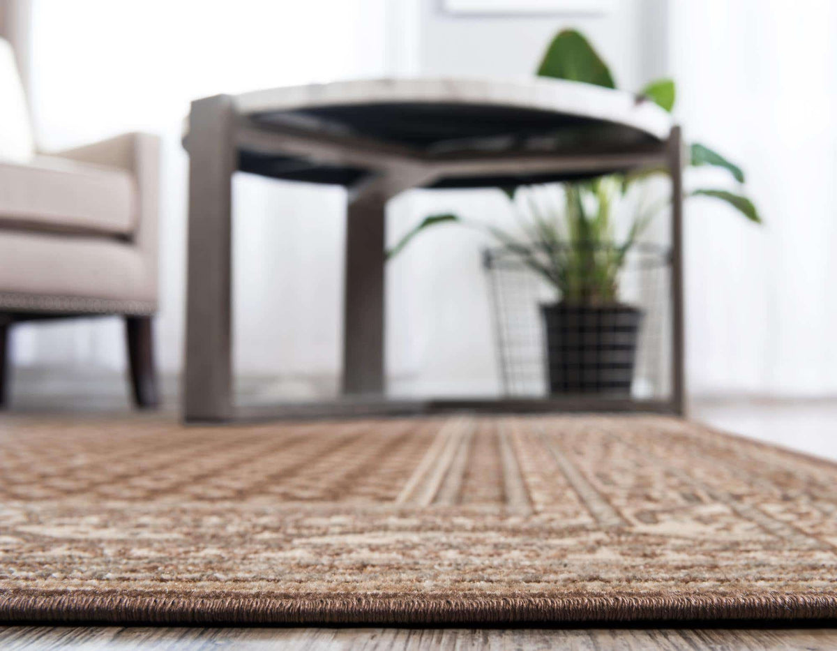 Rechteck Teppich Tribeca in Braun von Hadorn™ - Lifestyle Image