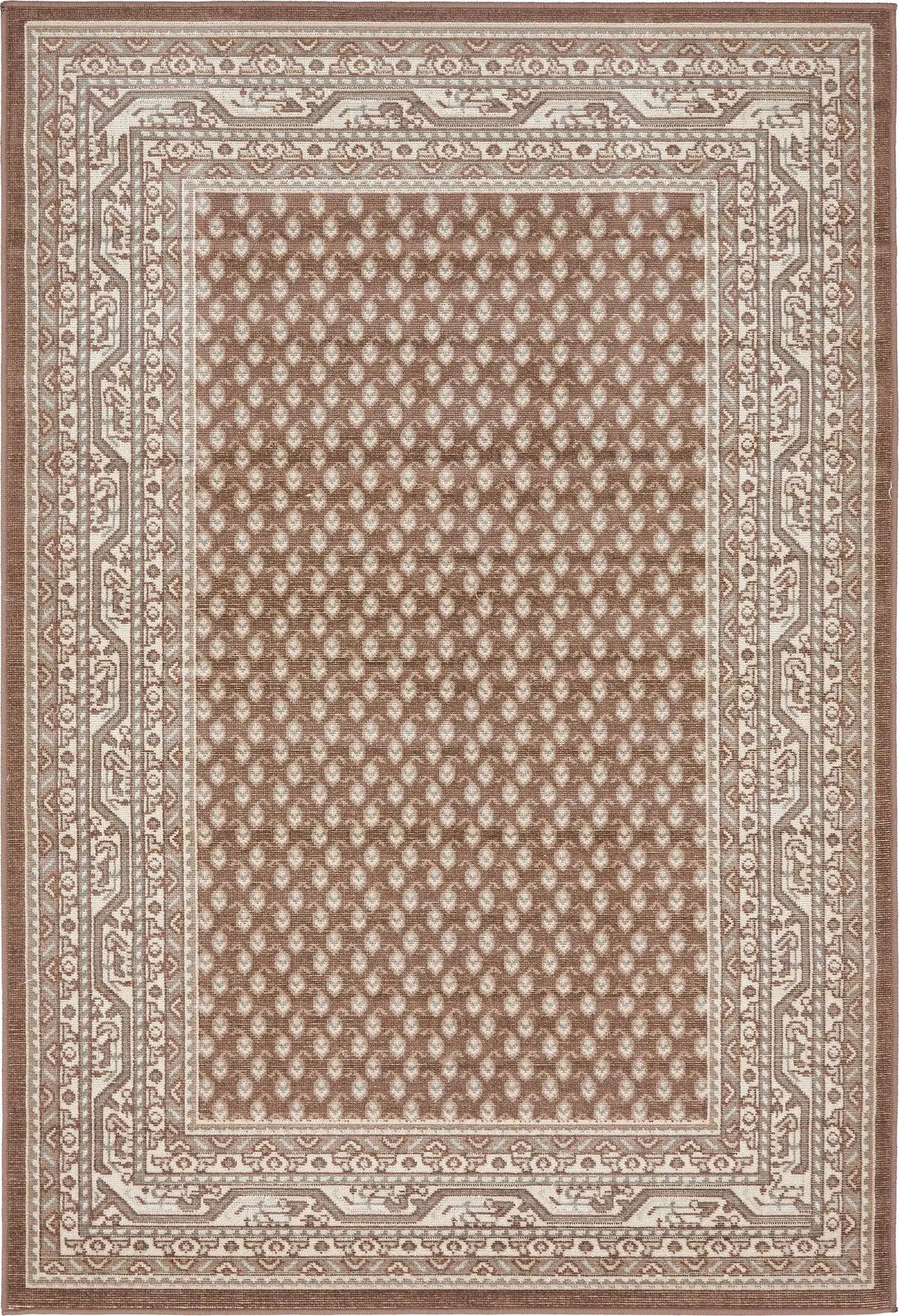 Rechteck Teppich Tribeca in Braun von Hadorn™ - Lifestyle Image