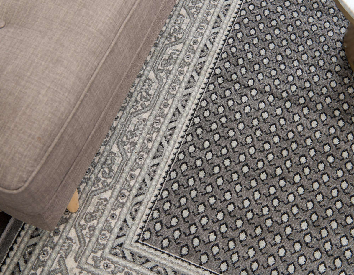 Rechteck Teppich Tribeca in Grau von Hadorn™ - Lifestyle Image