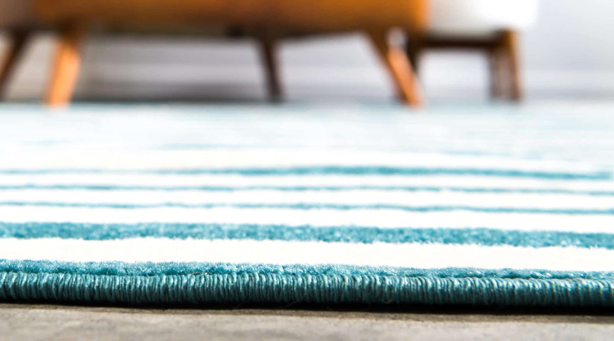 Rechteck Teppich Tribeca in Türkis von Hadorn™ - Lifestyle Image