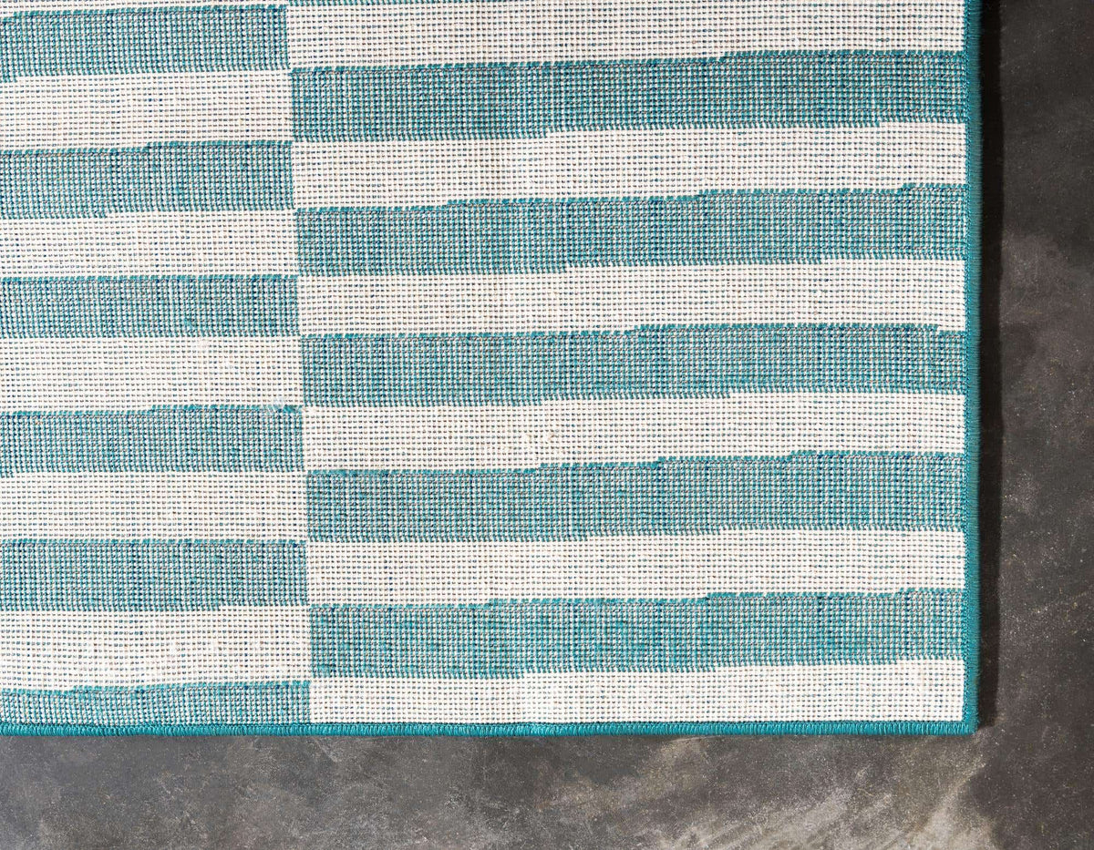Rechteck Teppich Tribeca in Türkis von Hadorn™ - Lifestyle Image
