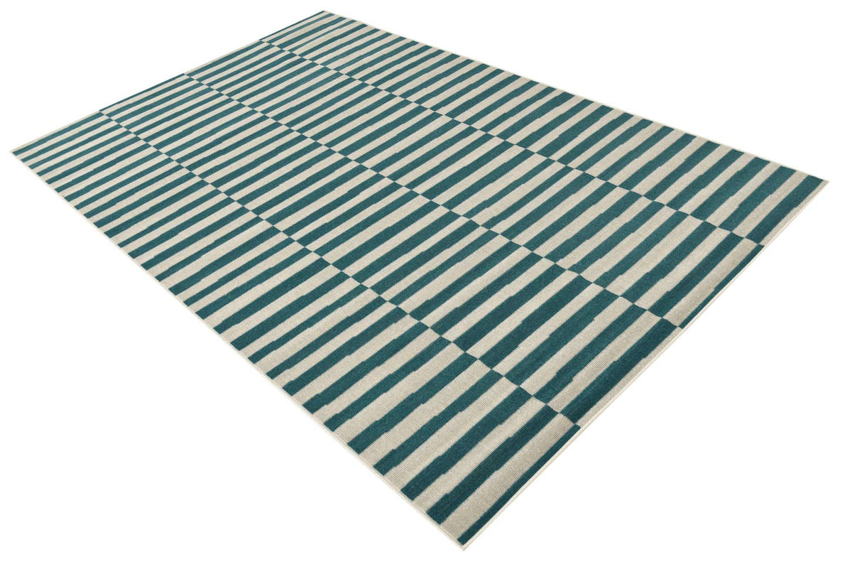 Rechteck Teppich Tribeca in Türkis von Hadorn™ - Lifestyle Image