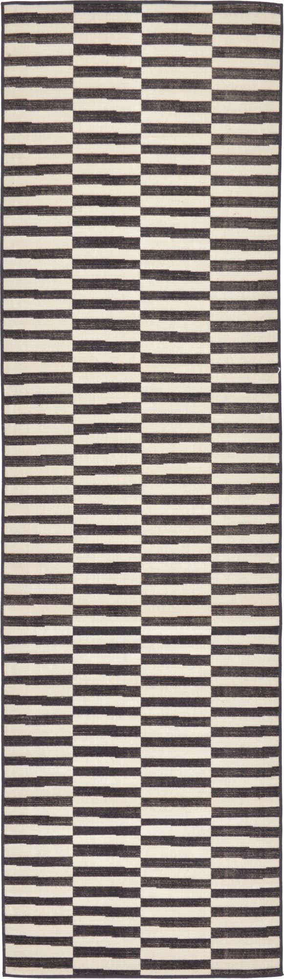 Läufer Teppich Tribeca in Schwarz von Hadorn™ - Lifestyle Image