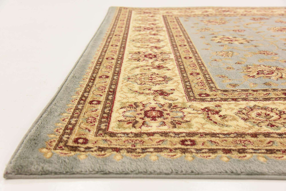 Rechteck Teppich Classic Agra in Hellblau von Hadorn™ - Lifestyle Image