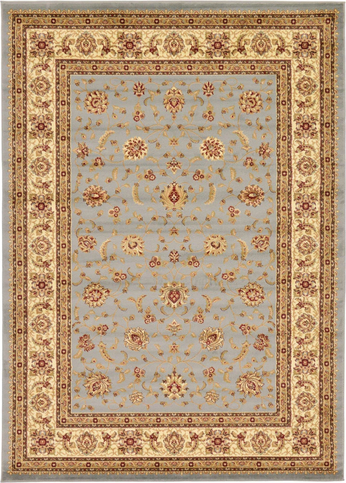 Rechteck Teppich Classic Agra in Hellblau von Hadorn™ - Lifestyle Image