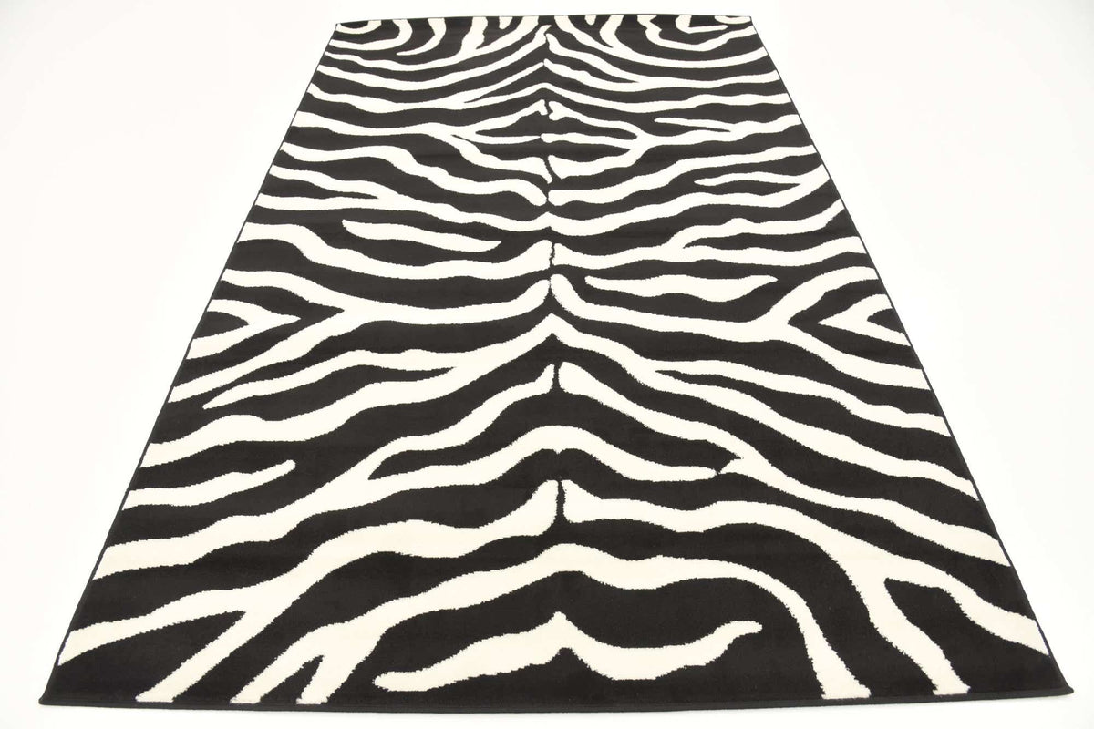Rechteck Teppich Safari in Schwarz von Hadorn™ - Lifestyle Image