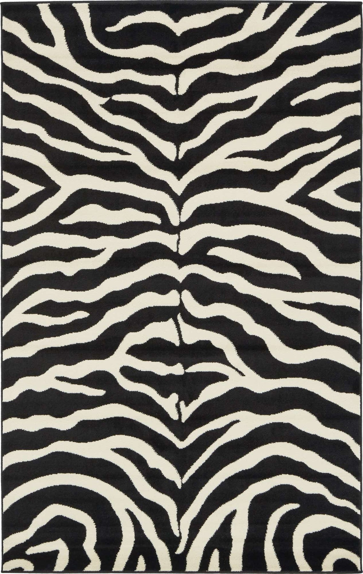 Rechteck Teppich Safari in Schwarz von Hadorn™ - Lifestyle Image