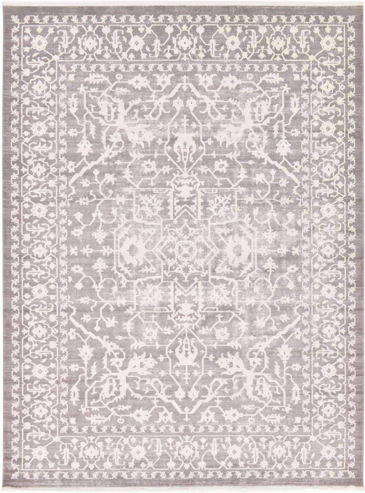 Rechteck Teppich New Vintage in Hellgrau von Hadorn™ - Lifestyle Image