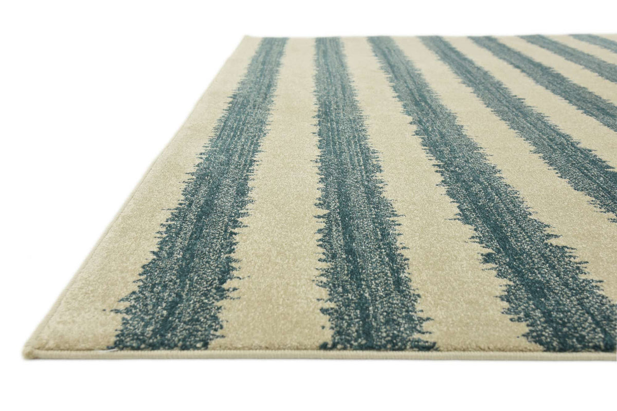 Quadratisch Teppich Dimensions in Blau von Hadorn™ - Lifestyle Image