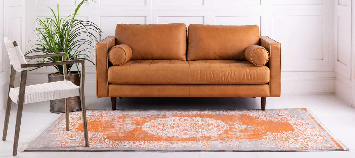 Rechteck Teppich New Vintage in Rot von Hadorn™ - Lifestyle Image