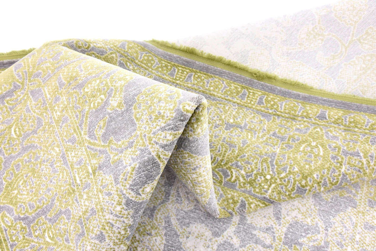 Rechteck Teppich New Vintage in Hellgrün von Hadorn™ - Lifestyle Image