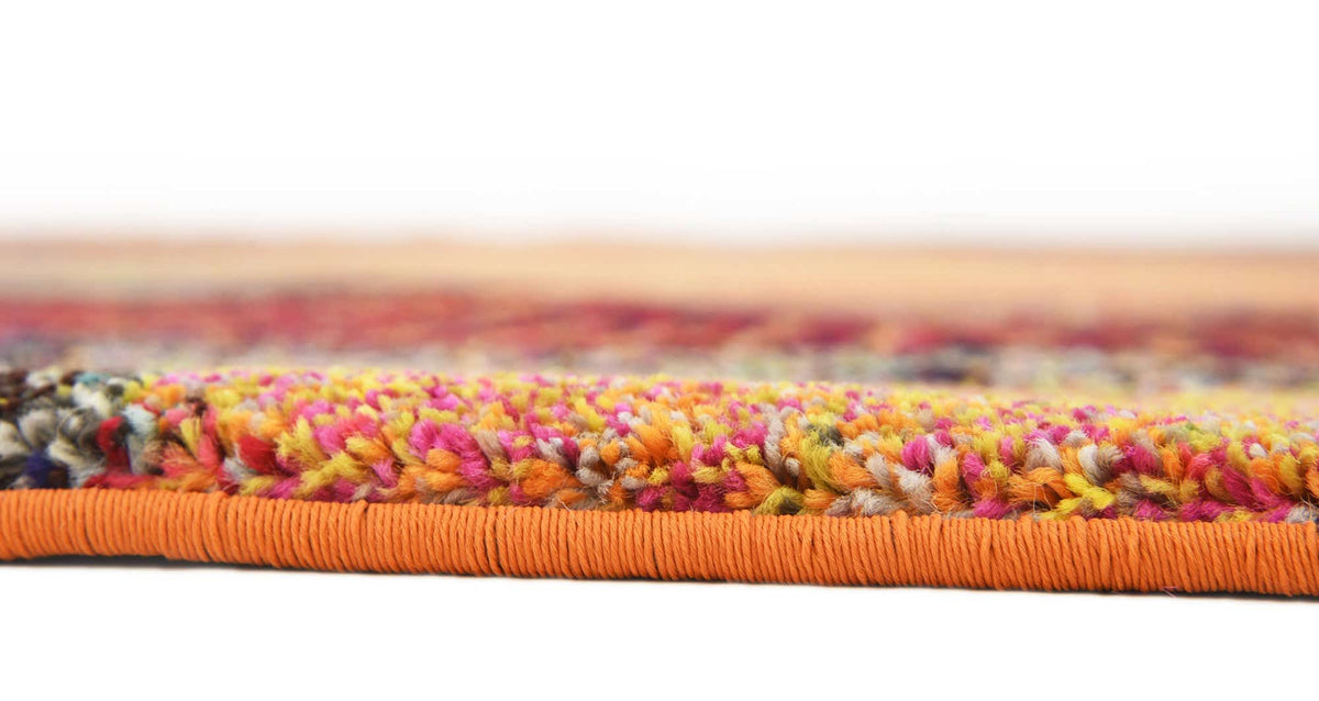 Rund Teppich Casablanca in Orange von Hadorn™ - Lifestyle Image