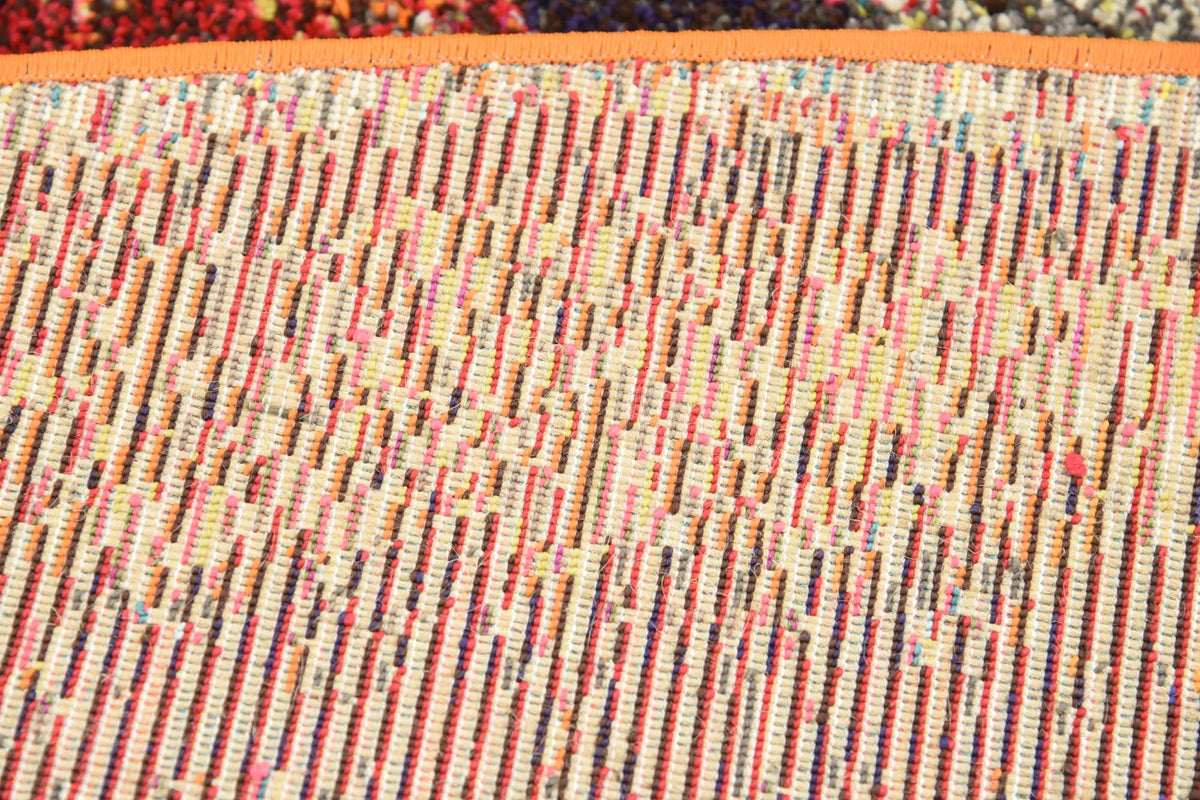 Rund Teppich Casablanca in Orange von Hadorn™ - Lifestyle Image