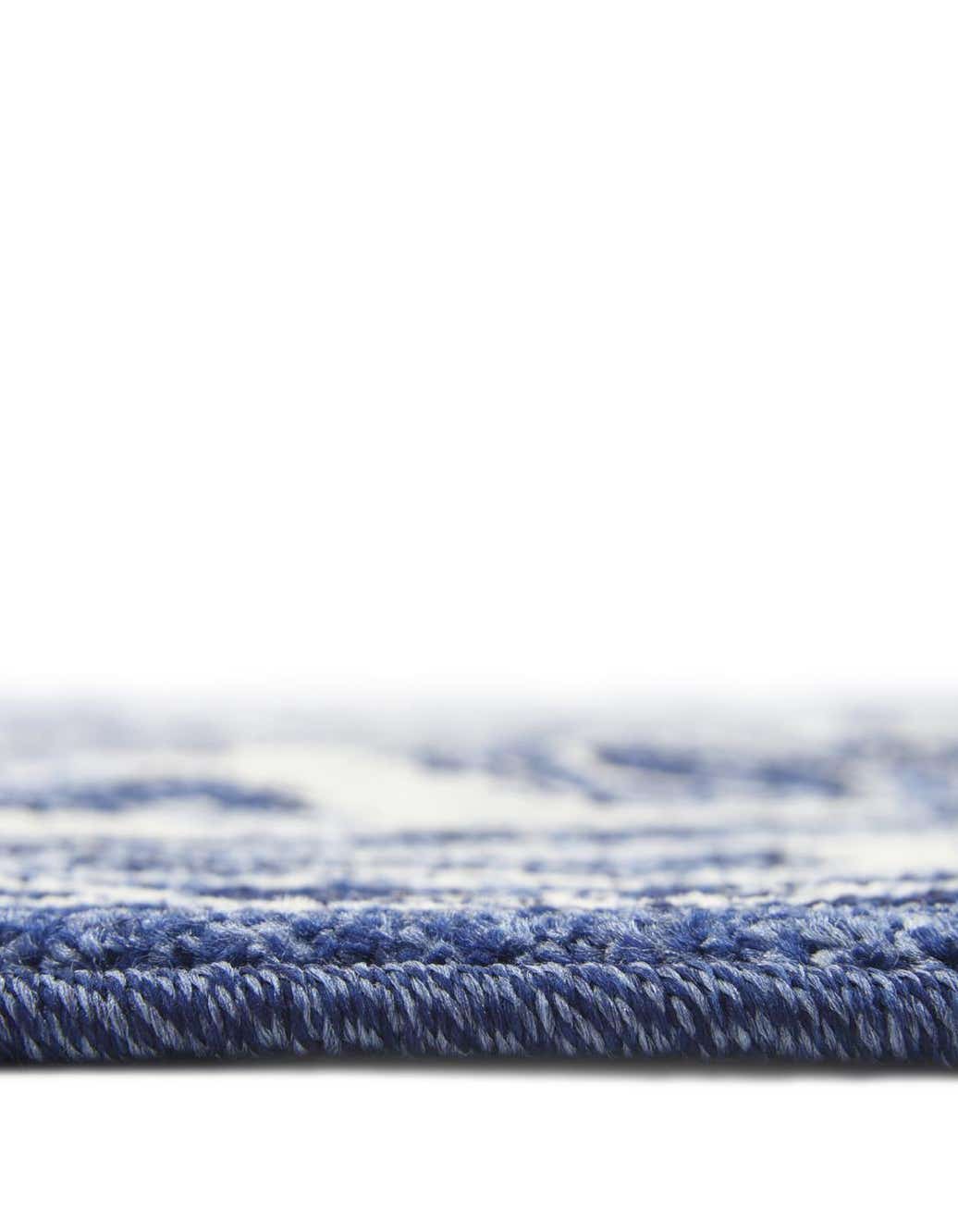 Rund Teppich Vista in Blau von Hadorn™ - Lifestyle Image