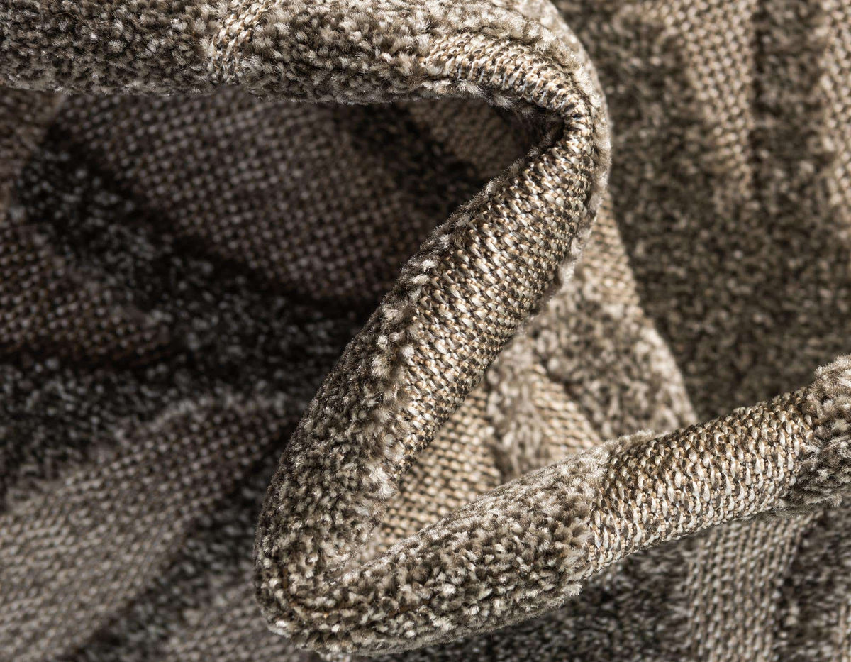 Rechteck Outdoor Teppich Outdoor Botanical in Grau von Hadorn™ - Lifestyle Image