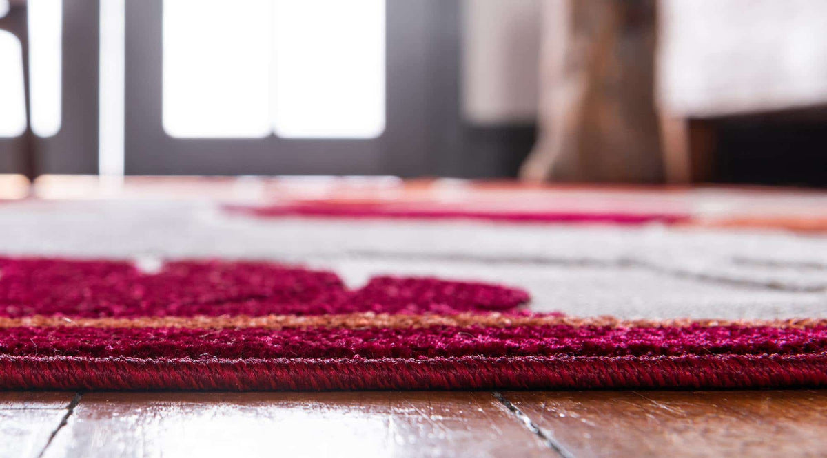 Rechteck Outdoor Teppich Outdoor Botanical in Rot von Hadorn™ - Lifestyle Image