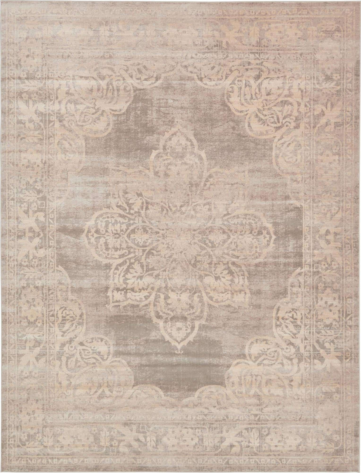 Rechteck Teppich Restoration in Grau von Hadorn™ - Lifestyle Image