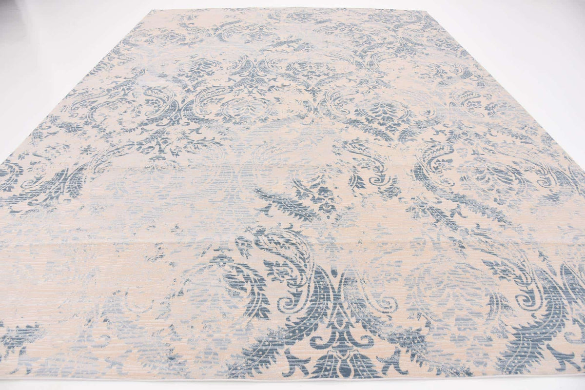 Rechteck Teppich Restoration in Blau von Hadorn™ - Lifestyle Image