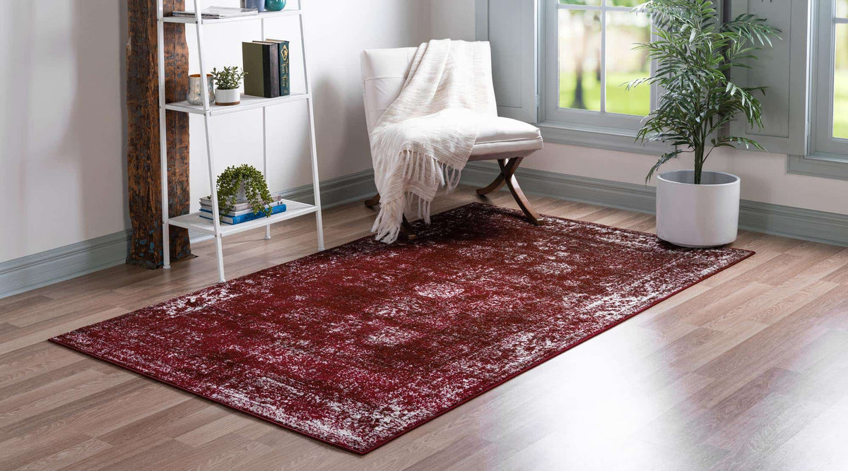 Rechteck Teppich Monaco in Rot von Hadorn™ - Lifestyle Image