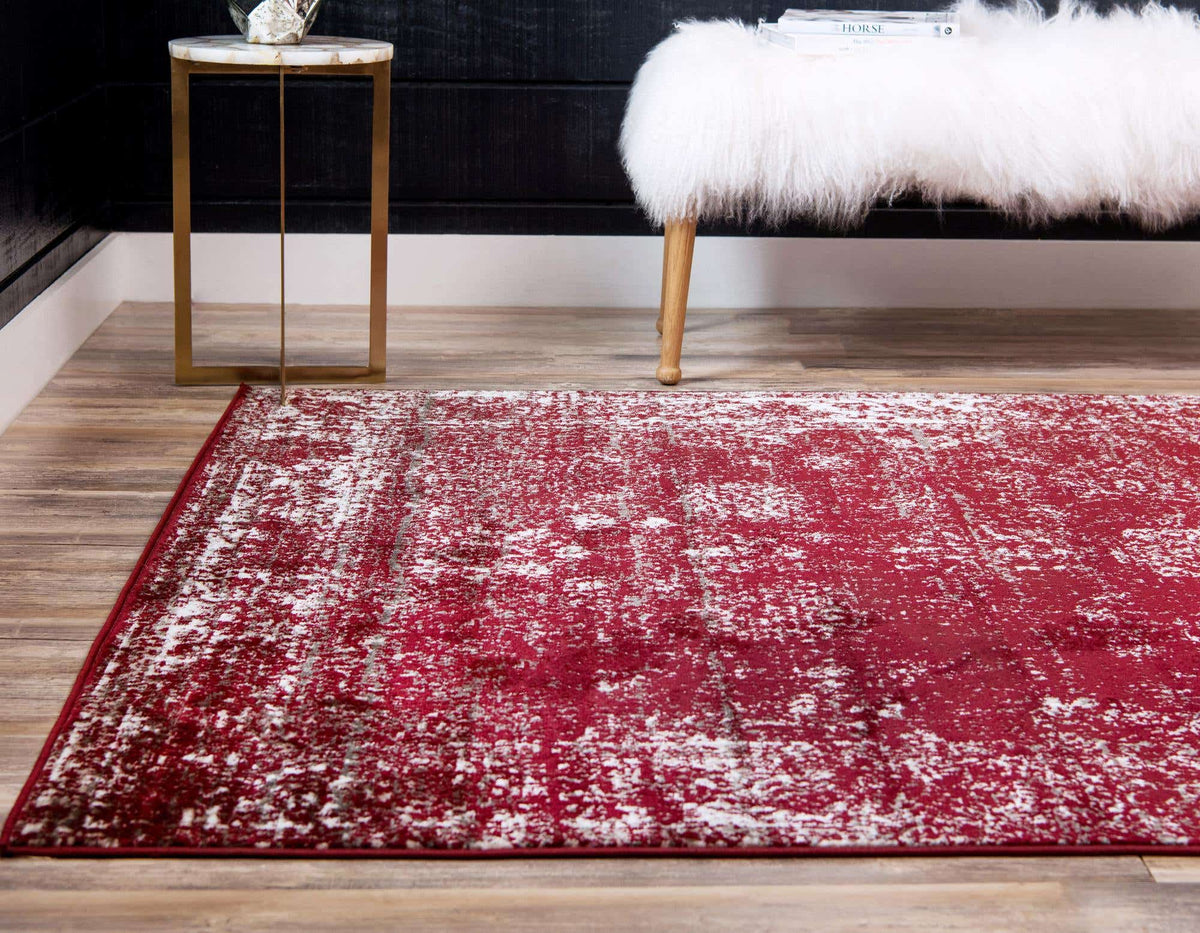 Rechteck Teppich Monaco in Rot von Hadorn™ - Lifestyle Image