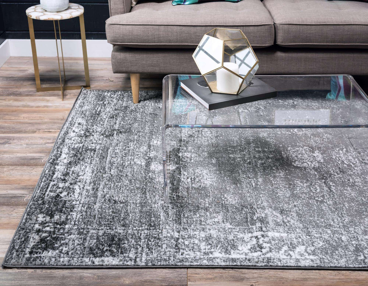Rechteck Teppich Monaco in Dunkelgrau von Hadorn™ - Lifestyle Image