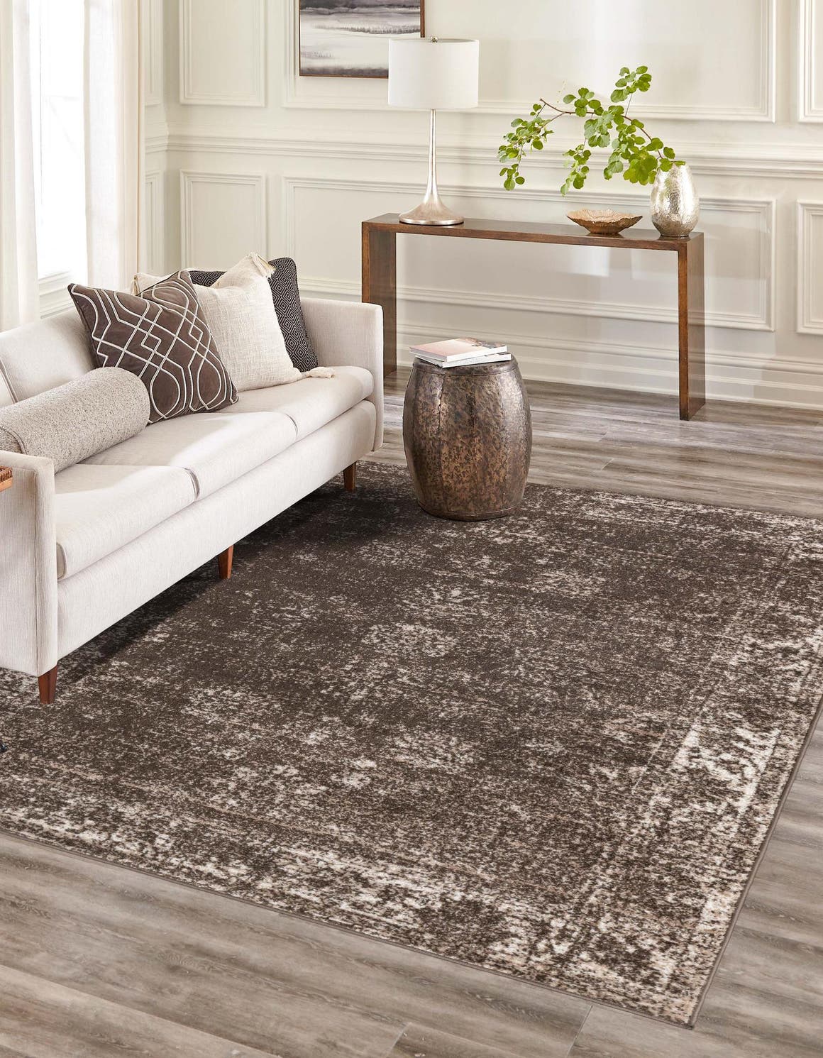 Rechteck Teppich Monaco in Braun von Hadorn™ - Lifestyle Image
