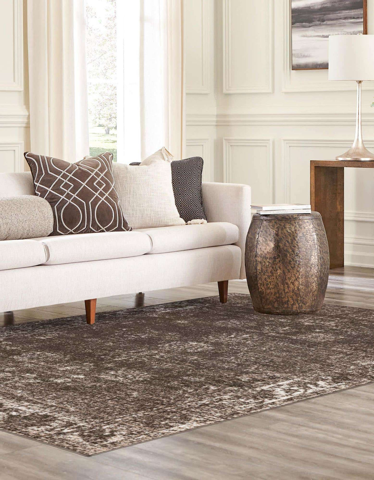 Rechteck Teppich Monaco in Braun von Hadorn™ - Lifestyle Image