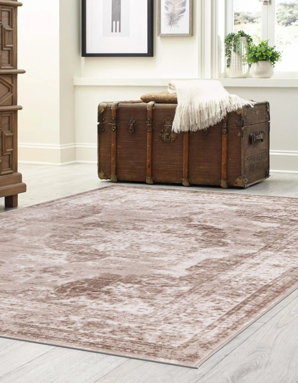 Rechteck Teppich Monaco in Beige von Hadorn™ - Lifestyle Image