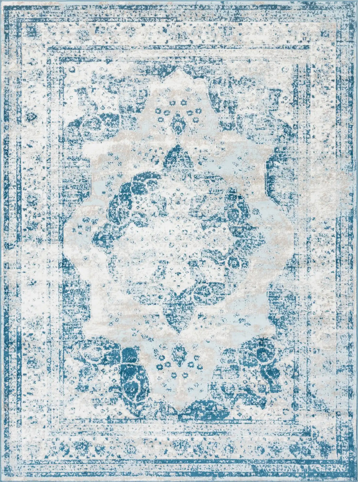 Rechteck Teppich Monaco in Blau von Hadorn™ - Lifestyle Image