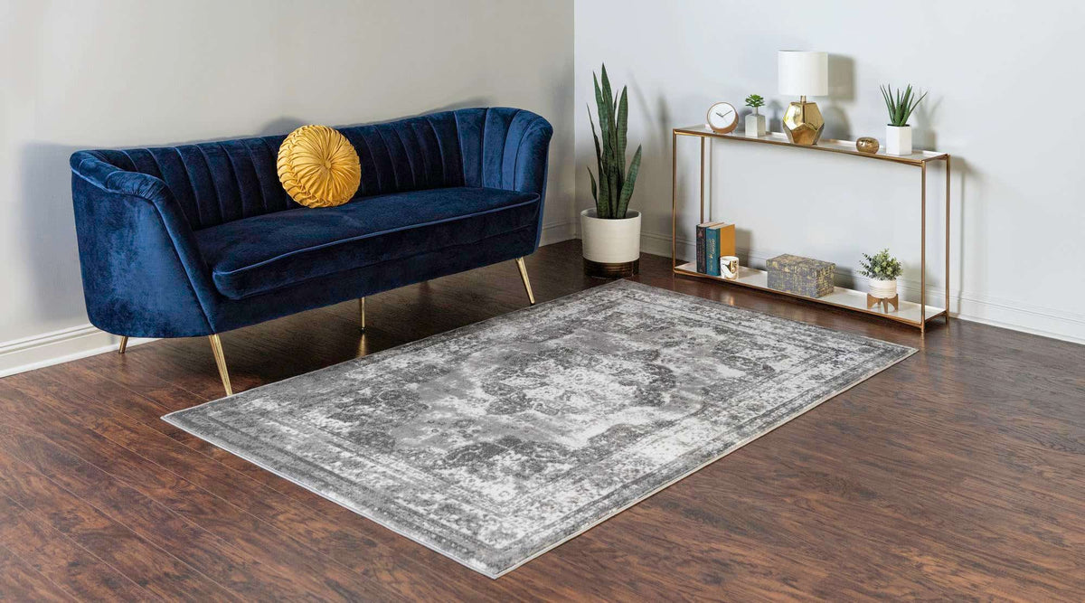 Rechteck Teppich Monaco in Grau von Hadorn™ - Lifestyle Image