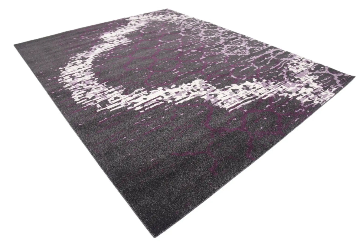 Rechteck Teppich Trellis in Violett von Hadorn™ - Lifestyle Image