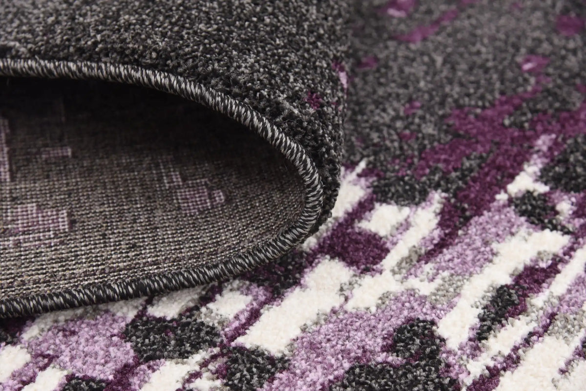 Rechteck Teppich Trellis in Violett von Hadorn™ - Lifestyle Image
