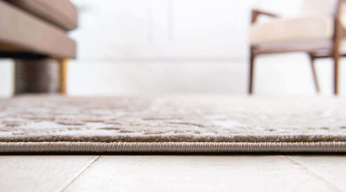 Quadratisch Teppich Himalaya in Weiss von Hadorn™ - Lifestyle Image