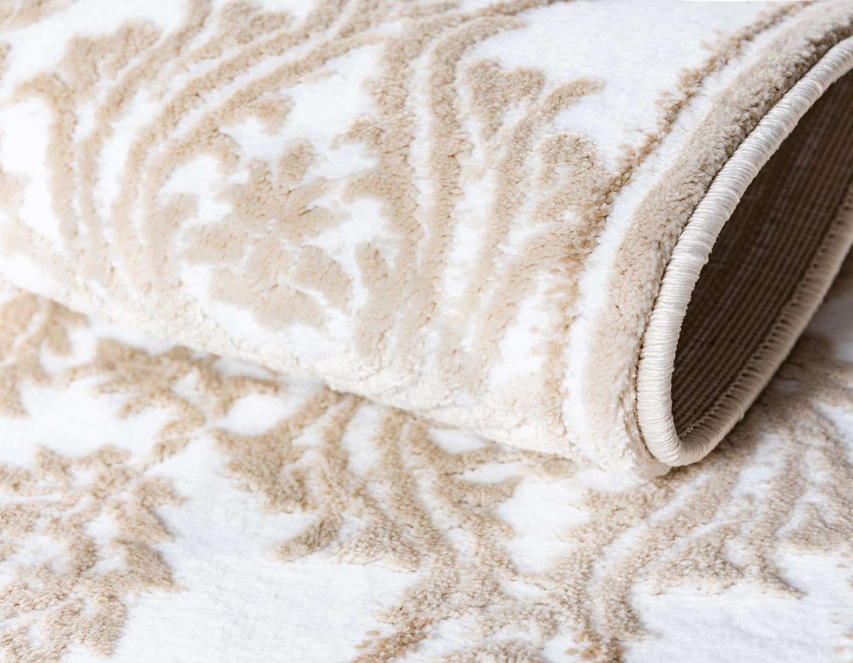Quadratisch Teppich Himalaya in Weiss von Hadorn™ - Lifestyle Image