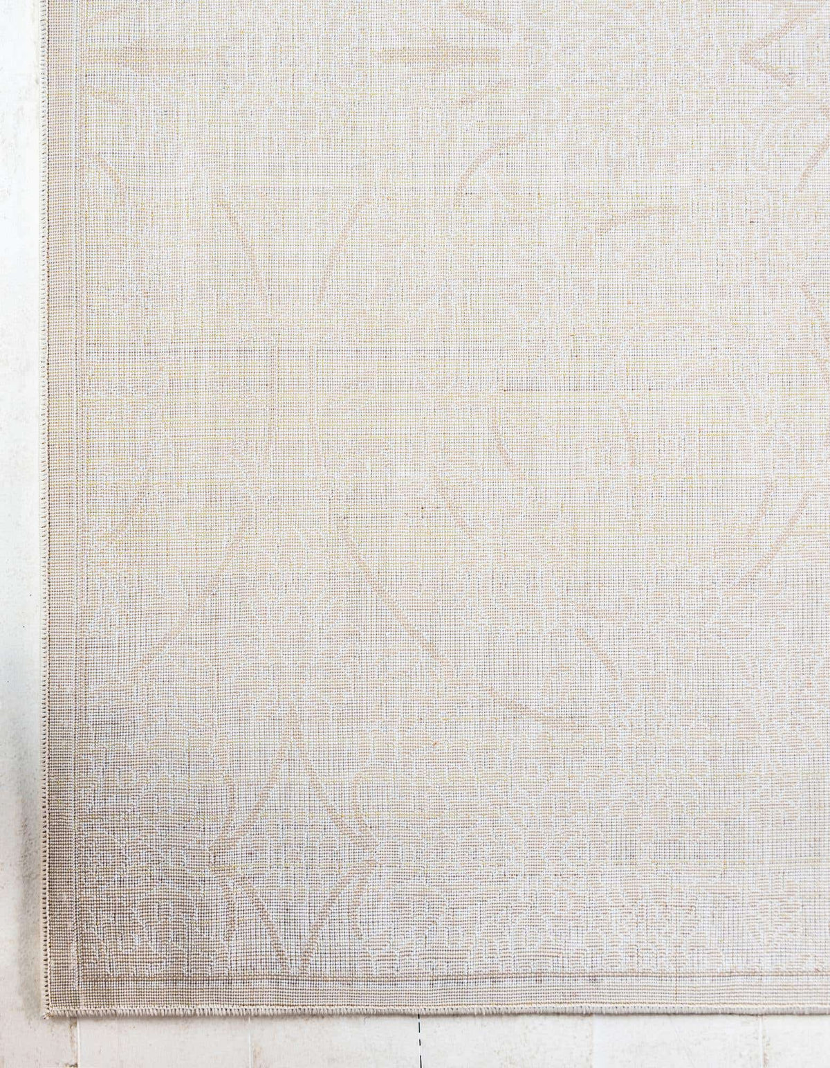 Quadratisch Teppich Himalaya in Weiss von Hadorn™ - Lifestyle Image