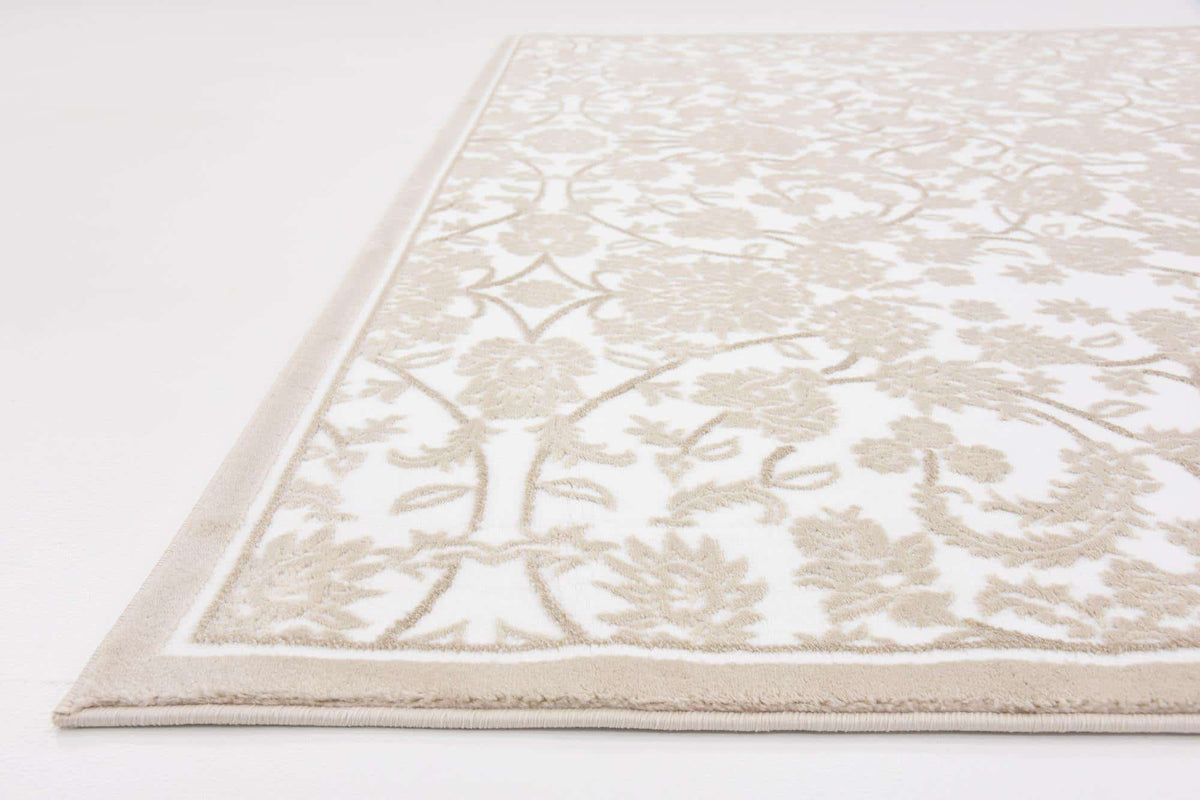Quadratisch Teppich Himalaya in Weiss von Hadorn™ - Lifestyle Image