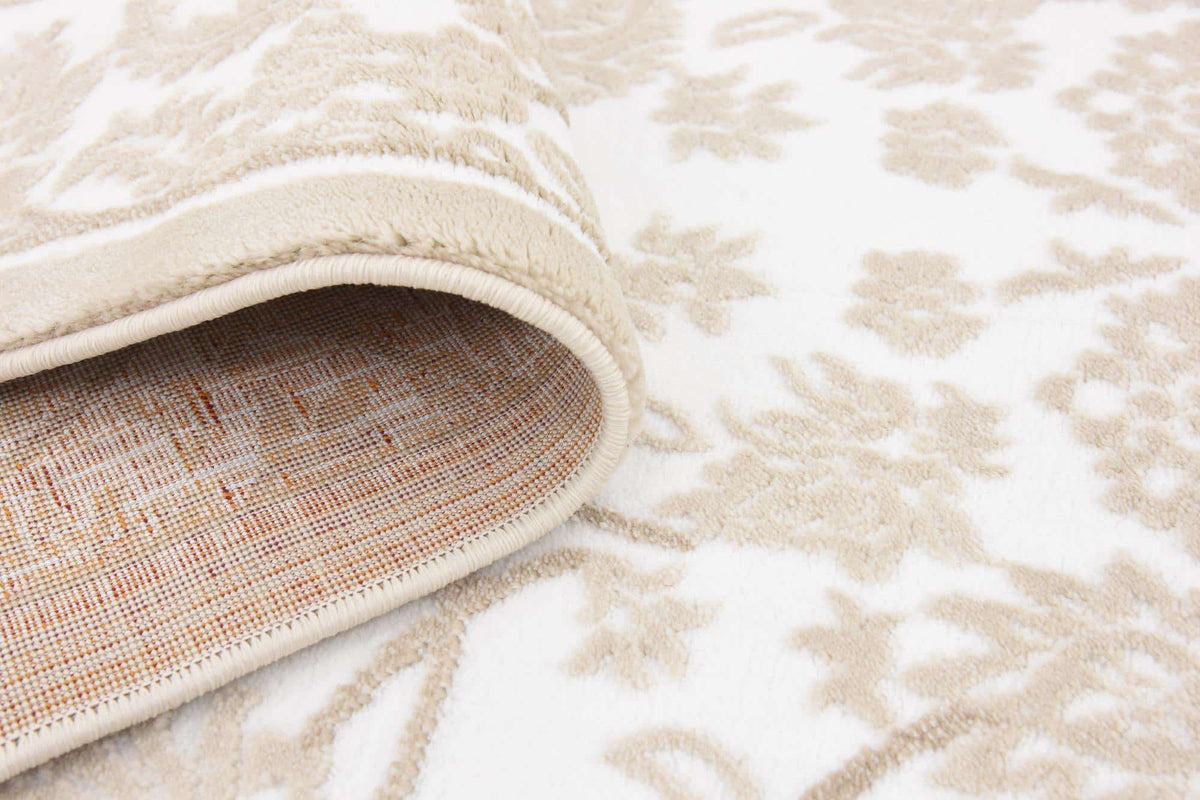Quadratisch Teppich Himalaya in Weiss von Hadorn™ - Lifestyle Image