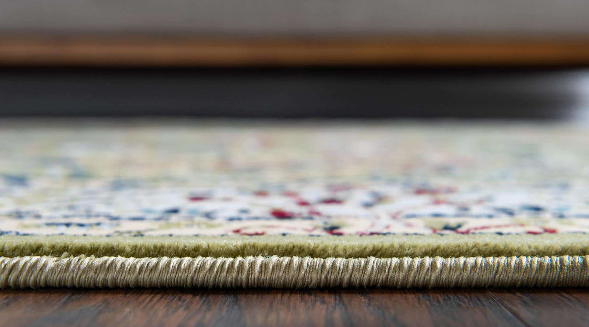Rechteck Teppich Nain Design in Grün von Hadorn™ - Lifestyle Image