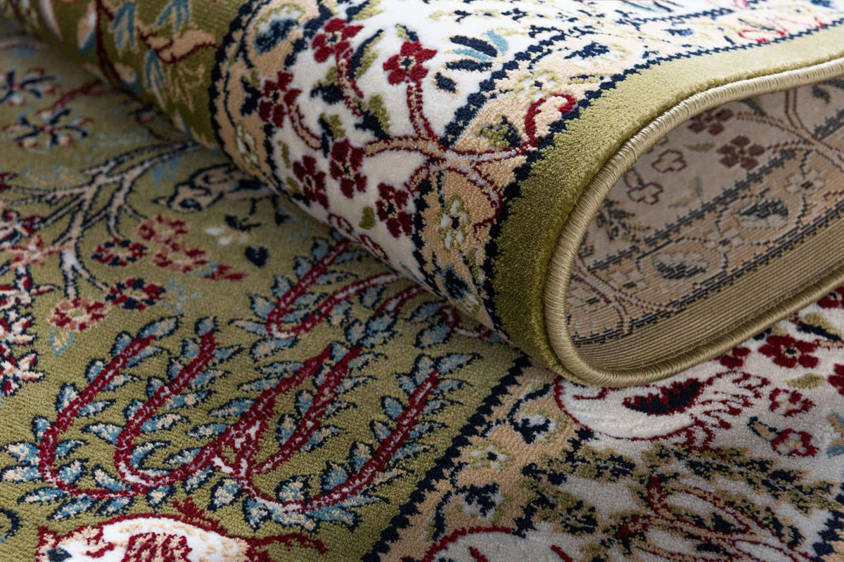 Rechteck Teppich Nain Design in Grün von Hadorn™ - Lifestyle Image