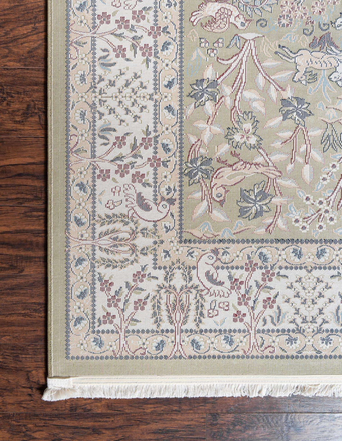 Rechteck Teppich Nain Design in Grün von Hadorn™ - Lifestyle Image